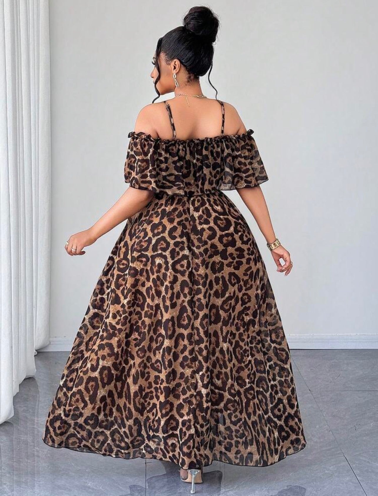 Sexy Leopard Print Backless Dress | VERI CLASSY VERI DEMURE @CHRISTIANDELOS