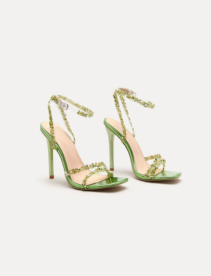 Suede Leopard Print High Heels ~ Classic Brand Heels