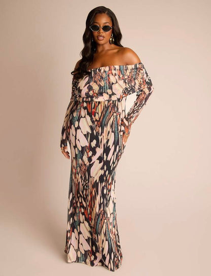 Fashion Style ~ Off the Shoulder Dress ~ VERI CLASSY VERI DEMURE ~