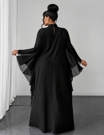 ELEGANT MAXI DRESS WITH SIMPLE STATEMENTS - FASHION BRAND LA CHRISTIAN DELOS