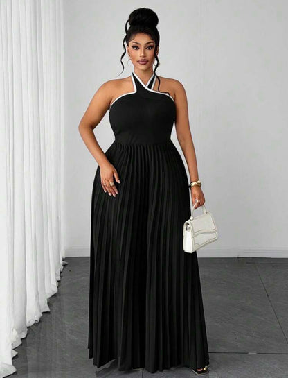 SIMPLE STYLISH MAXI DRESS - CHRISTIAN DELOS FASHION
