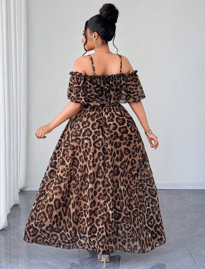 Sexy Leopard Print Backless Dress | VERI CLASSY VERI DEMURE @CHRISTIANDELOS