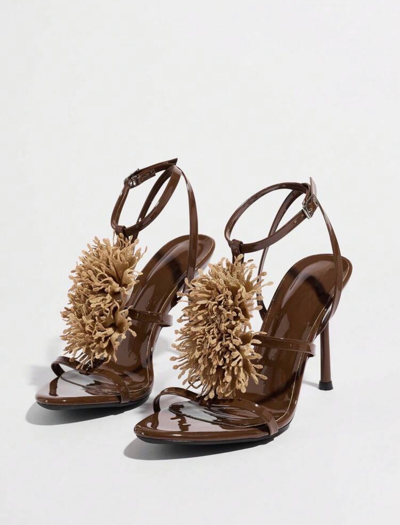 Women's High Heel Sandals, Suitable Night Parties, Gatherings, Outdoor Occasions. Fashionable, Elegant, High-End, Banquet, Mirror Craftsmanship