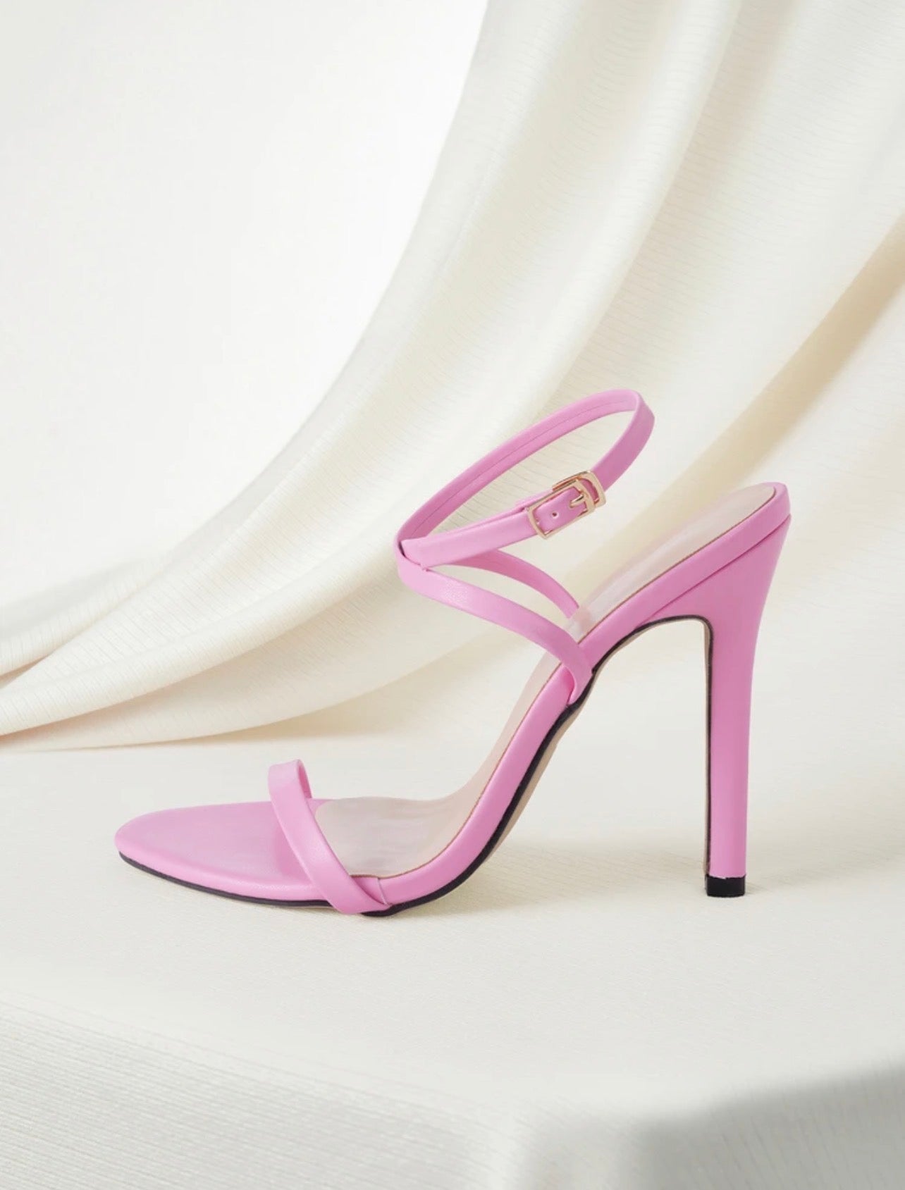 Clariva Stiletto Heel Sandals, Sexy, Fashionable, Elegant For Banquet Party, Comfortable Pink High Heels