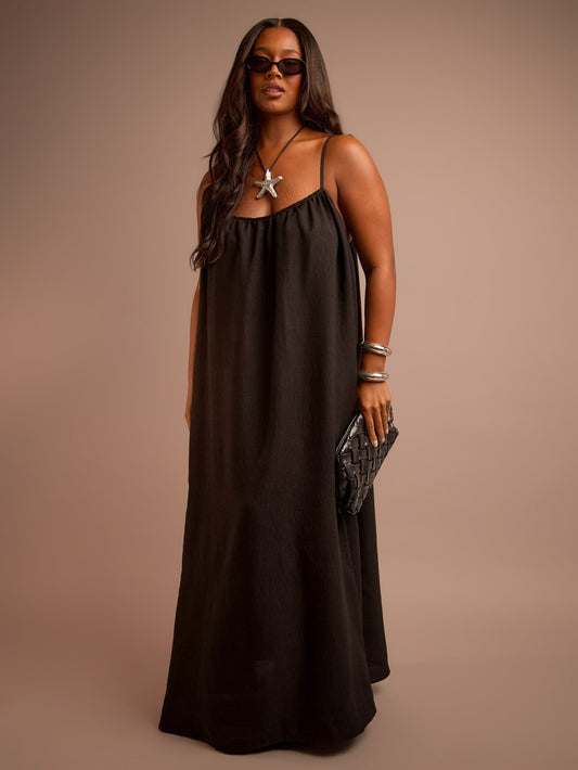 Oversized Lose Fit Maxi Dress ~ VERI CLASSY For Outdoor Occasions ~ @CHRISTIANDELOS_
