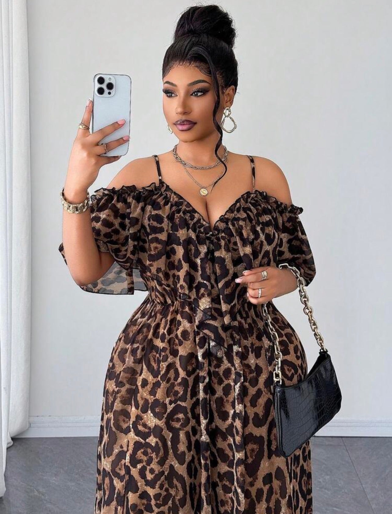 Sexy Leopard Print Backless Dress | VERI CLASSY VERI DEMURE @CHRISTIANDELOS