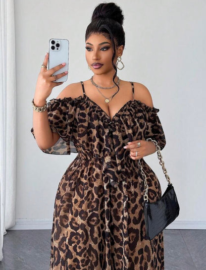 Sexy Leopard Print Backless Dress | VERI CLASSY VERI DEMURE @CHRISTIANDELOS