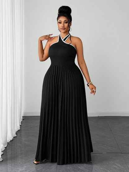 SIMPLE STYLISH MAXI DRESS - CHRISTIAN DELOS FASHION
