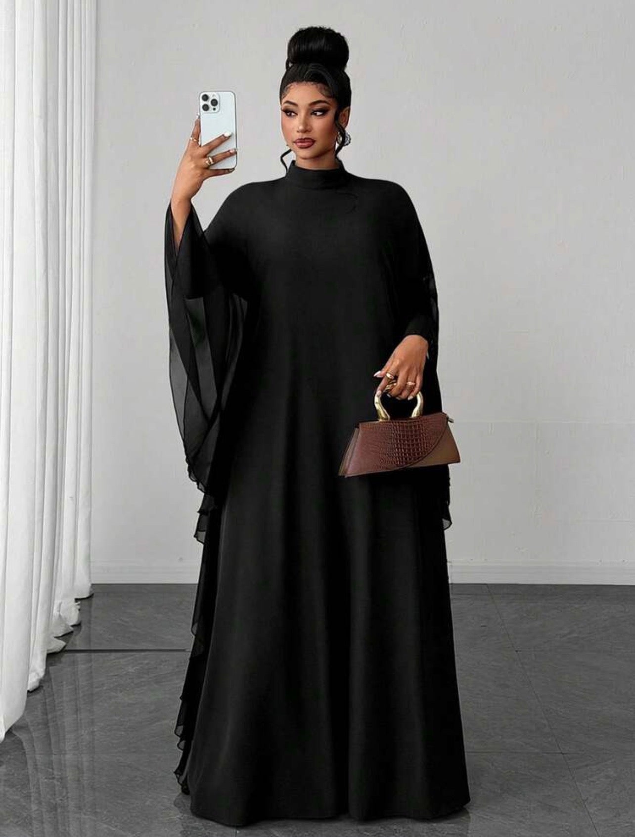 ELEGANT MAXI DRESS WITH SIMPLE STATEMENTS - FASHION BRAND LA CHRISTIAN DELOS