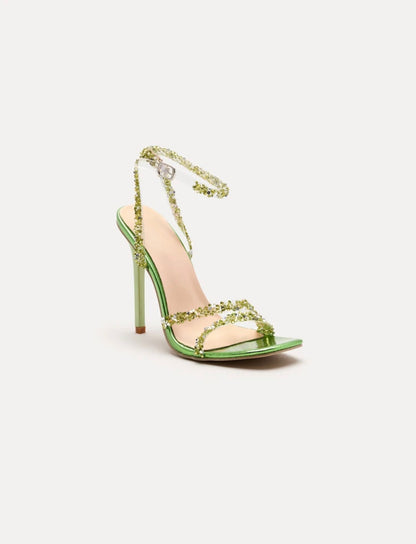 Suede Leopard Print High Heels ~ Classic Brand Heels