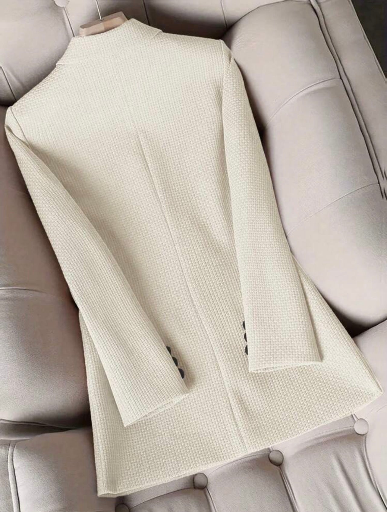 HOMEYEE Notched Collar Long Sleeve Pocket Shirt, Retro Elegant Casual Leisure Business Office OL Wear - ChristianDelos