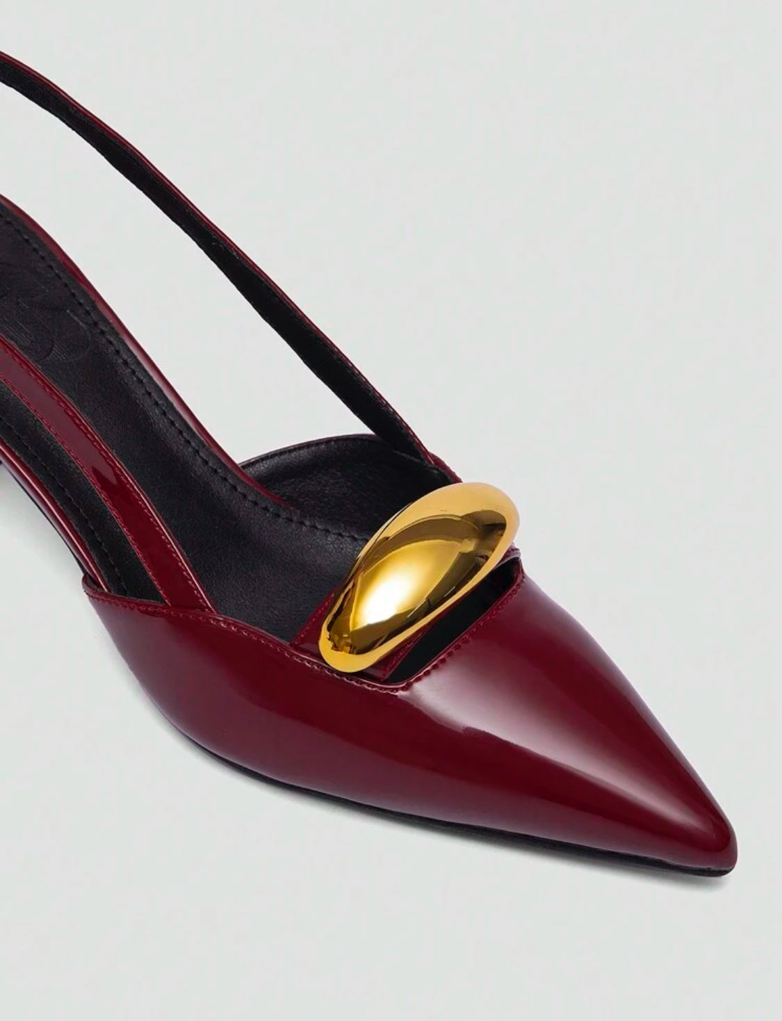 Busychic Burgundy Court High Heels