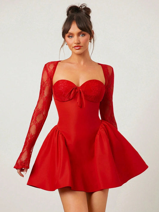 Holiday Costume - Party Ball Red Dress