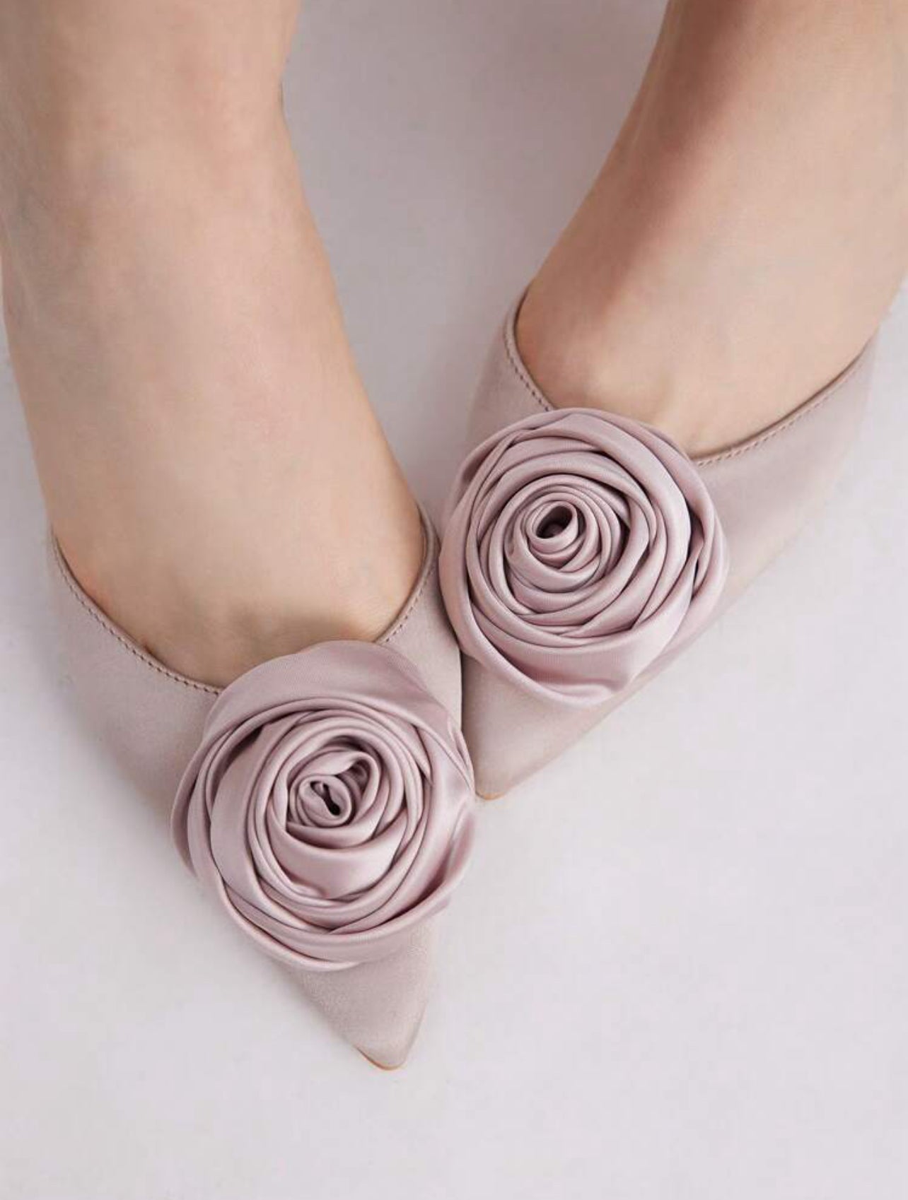 Floral Pointed Toe Premium High Heels