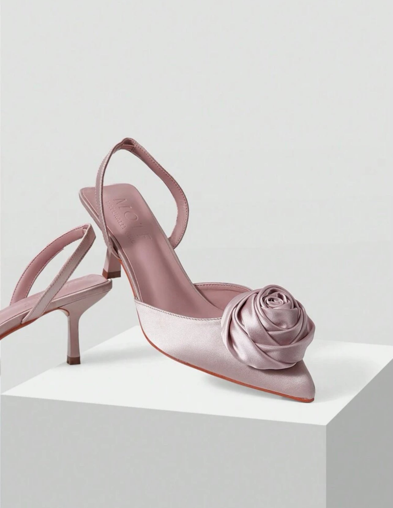 Floral Pointed Toe Premium High Heels