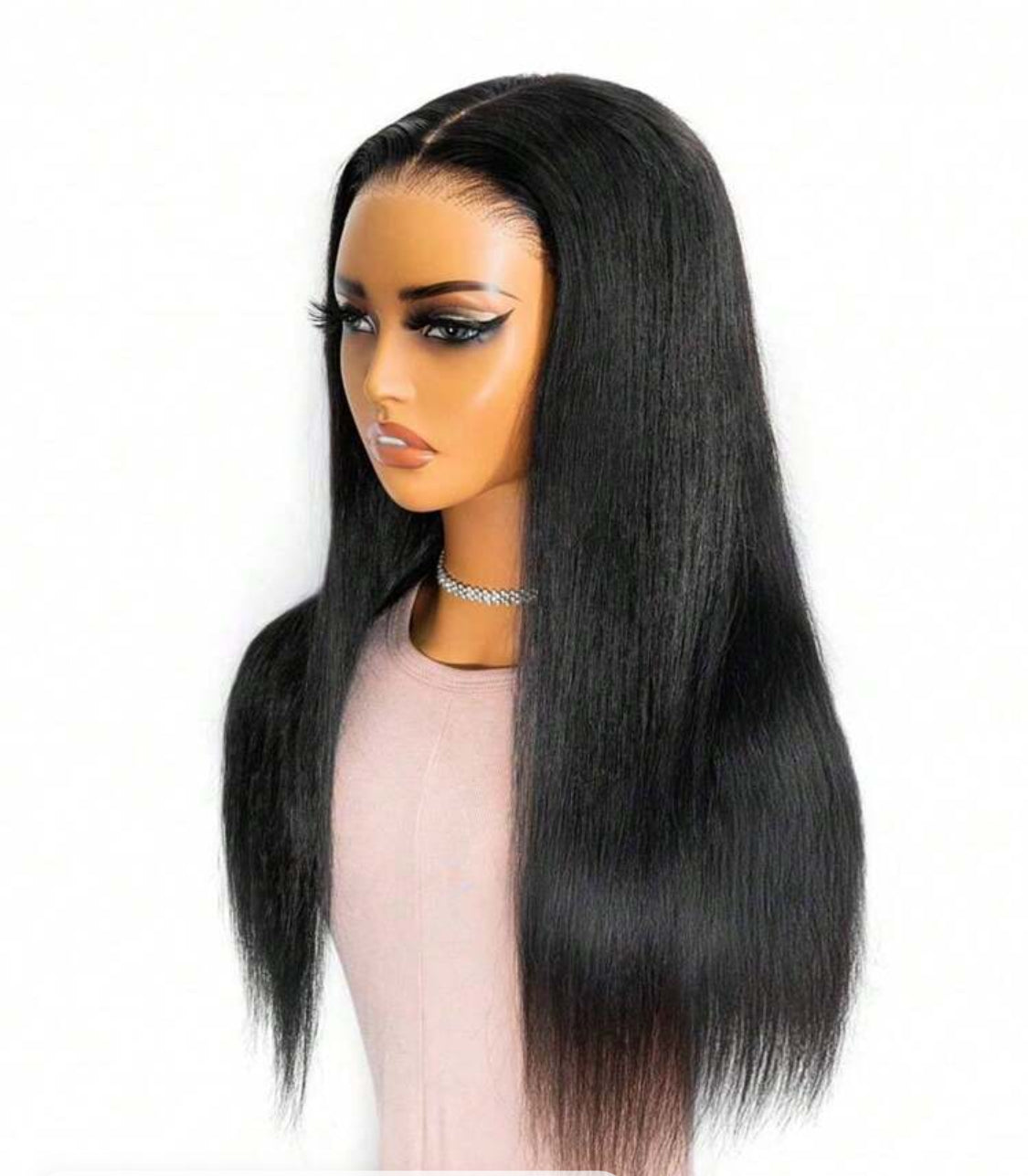 Royal Delos Glamm- Glueless Melt Lace Front Wig Silky Straight Remy Human Hair 4*4 Wig